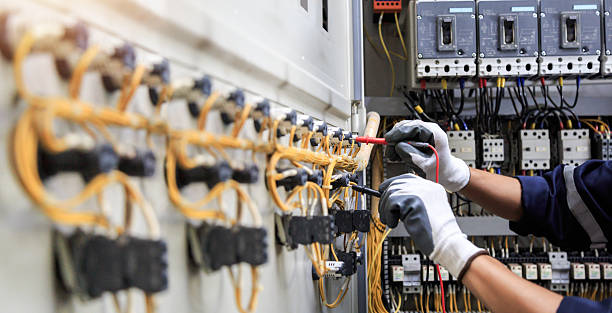 Professional Electrician technician working in Timonium, MD